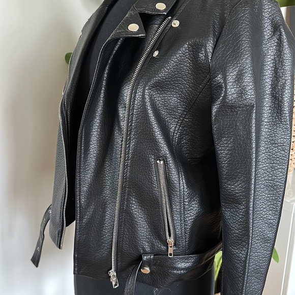 Brunette The Label Vegan Leather Jacket The Florence - Picture 5 of 9